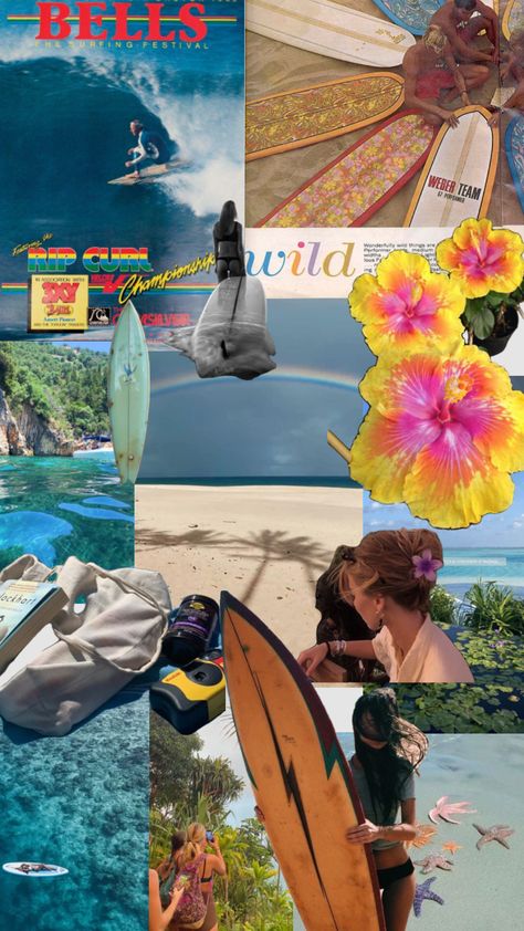 Hawaii Nature, Island Girl, Sealife, Tahiti, Hawaii, Collage, Nature