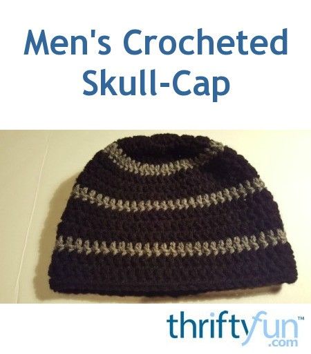 Crochet Skull Cap Pattern Free, Skull Cap Pattern, Crochet Skull Cap, Crochet Mens, Mens Knit Beanie, Crochet Mens Hat, Crochet Skull, Crocheted Hats, Mens Hat