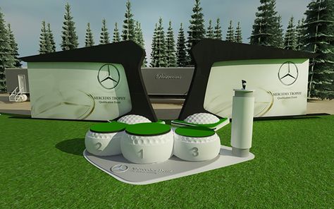 Golf Pop Up Store, Golf Activation, Bmw Golf, Event Booth Design, Brand Activation, Event Booth, Rolling Loud, Golf Event, Stage Set Design