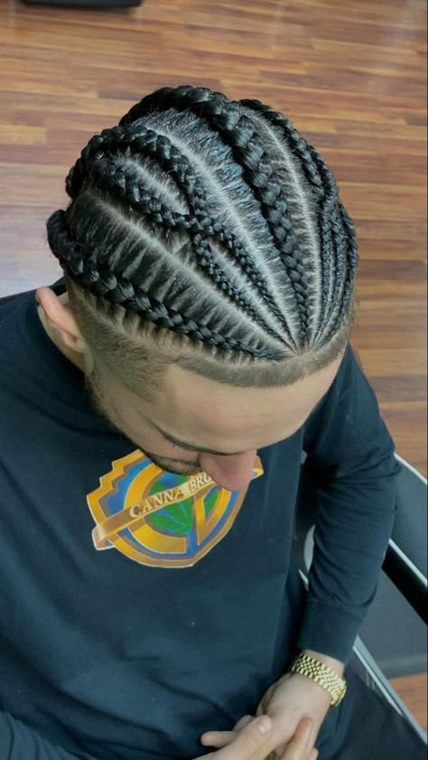 Boy Braid Styles, Cornrow Styles For Men, Cornrow Braids Men, Braids With Fade, Hair Twists Black, Short Hair Twist Styles, Hair Braid Patterns, Boy Braids, Braid Styles For Men