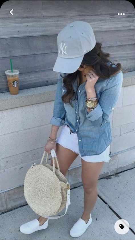 Baseball Hat Outfit, Baseball Cap Outfit, Cap Outfit, Baseball Outfit, Mode Casual, Outfits With Hats, Gaming Clothes, Cute Summer Outfits, Summer Fashion Outfits