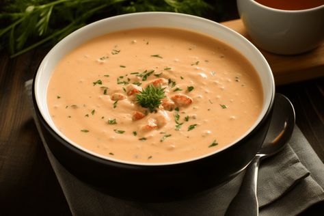 Indulge in our Keto Lobster Bisque, a decadent, gluten-free delight. This rich, aromatic soup turns any meal into a 5-star gourmet affair, all within your Keto dietary goals. Keto Lobster Bisque, Keto Lobster, Boil Lobster Tail, Lazy Keto, New Years Eve Dinner, Healthy Soups, Weekday Dinner, Lobster Bisque, Elegant Dinner Party