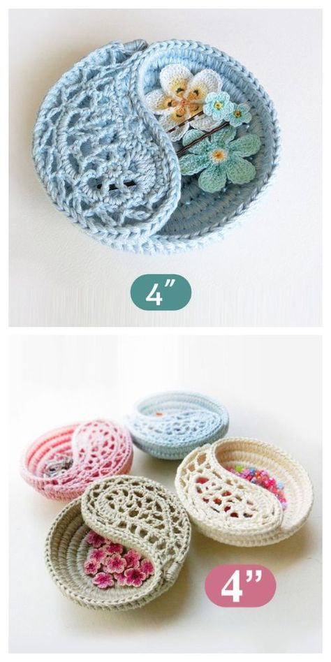 Charming New Crochet Handmade Keychain Designs Ideas 2023 | Crochet Fashion Think Crochet Paisley, Crocheted Baskets, Small Crochet Gifts, Crochet Bowl, Crochet Rings, Crochet Keychain Pattern, Crochet Pouch, Diy Magazine, Pouch Pattern