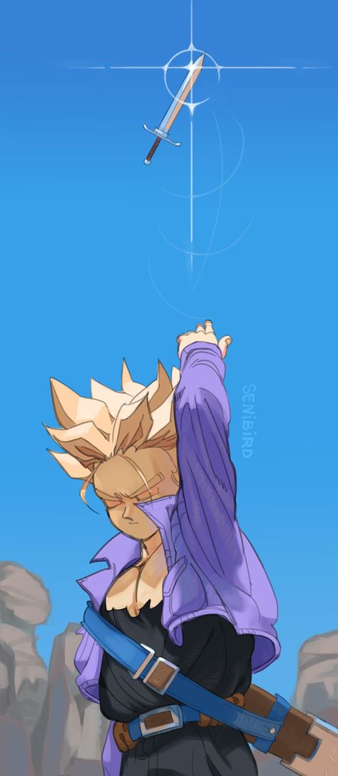 Future Trunks Super Saiyan, Future Trunks Dbz, Trunks Super Saiyan, Future Trunks, Dragon Ball Super Wallpapers, Dragon Images, Dragon Ball Super Art, Dbz Art, Dragon Ball Image