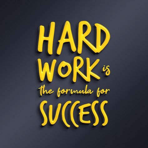 Hard work is the formula for success - 3... | Premium Psd #Freepik #psd #template #typography #font #work Sbi Po, Inspirational Quotes Background, Ssc Cgl, Positive Good Morning Quotes, Hard Work Quotes, Motivational Quotes For Students, Inspirational Quotes With Images, Work Motivational Quotes, Quote Backgrounds