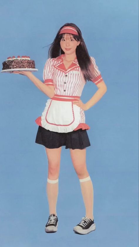 Douyin Photoshoot, People Poses, Female Pose Reference, Maid Outfit, Standing Poses, Photoshoot Concept, Pose Reference Photo, Female Poses, Cute Poses