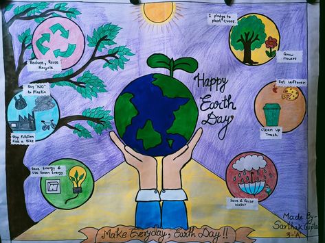 Invest In Our Planet Poster, Invest In Our Planet, Ilmu Ekonomi, Earth Day Posters, Birthday Decorations At Home, Planet Poster, Drawing Competition, Preschool Classroom Decor, Earth Day Crafts