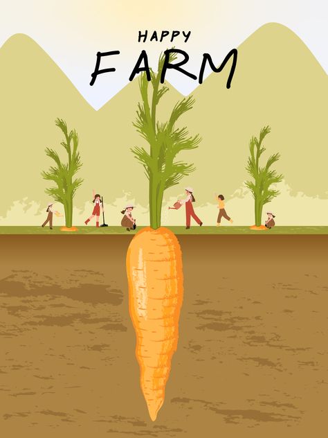 Download the Farmer cartoon characters with carrot harvest in illustrations 3164258 royalty-free Vector from Vecteezy for your project and explore over a million other vectors, icons and clipart graphics! Farmer Cartoon, Happy Farm, The Farmer, Vector Free Download, Retro Illustration, Photoshop Brushes, Vector Photo, Cartoon Characters, Farmer