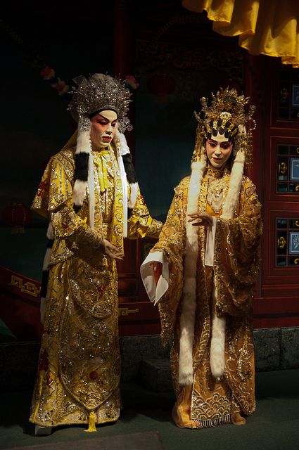 Traditional Cantonese Opera Costumes by Frozen Canuck, via Flickr  Taken at the Hong Kong History Museum Kingdom Of The Cursed, Hong Kong Museum, Opera Costumes, Lion Dragon, Kowloon Hong Kong, Singer Costumes, City Nature, Chinese Element, Chinese Opera