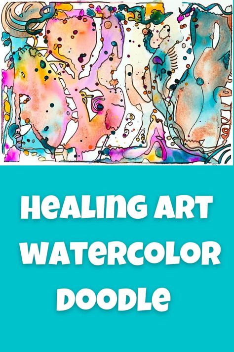 Spiritual Art Painting, Watercolor Doodle, Present In The Moment, Healing Art, Art Spiritual, Intuitive Art, Healing Arts, Watercolour Tutorials, Spiritual Art