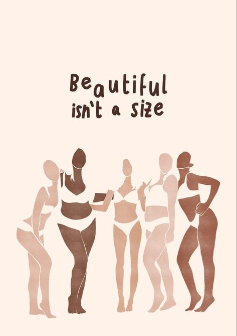 All Bodies Are Beautiful Illustration, Womens Body Illustration, Love My Body Illustration, Illustrations Body Positivity, Body Positive Wallpaper, All Bodies Are Beautiful Art, Body Positive Drawing, Body Inclusivity, Body Positive Art