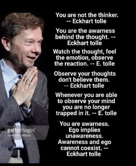 Healing Quotes Health, Eckart Tolle, Eckhart Tolle Quotes, Ego Quotes, Therapy Practice, Spiritual Images, Stoic Quotes, A Course In Miracles, Eckhart Tolle