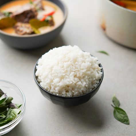 Coconut Rice Rice Cooker, Perfect Jasmine Rice Stovetop, Coconut Jasmine Rice Instant Pot, Coconut Rice In Rice Cooker, Easy Coconut Rice, Stovetop Rice, Burmese Coconut Rice, Jasmine Rice Rice Cooker, Stovetop Recipes