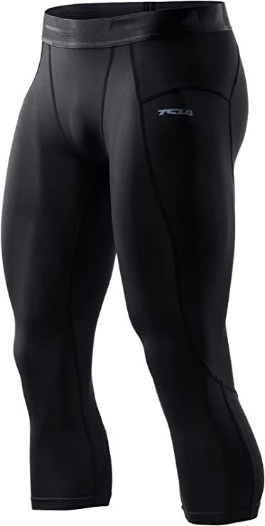 Amazon.com : TSLA Men's 3/4 Compression Pants, Running Workout Tights, Cool Dry Capri Athletic Leggings, Yoga Gym Base Layer, Control Capris Black, Large : Clothing, Shoes & Jewelry Mens Compression Pants, Workout Tights, Compression Pants, Running Workout, Yoga Gym, Athletic Leggings, Base Layer, Roxy, Mens Pants