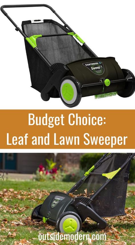 Leaf Sweeper, Lawn Sweepers, Lawn Sweeper, Leaf Collection, Starting A Vegetable Garden, Big Wheels, Garden Shrubs, Falling Leaves, Diy Life Hacks