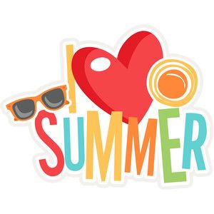 I Love Summer, Scrapbook Titles, Summer Clipart, Summer Scrapbook, Clipart Free, Tot School, Cute Clipart, Summer Quotes, Cute Cuts