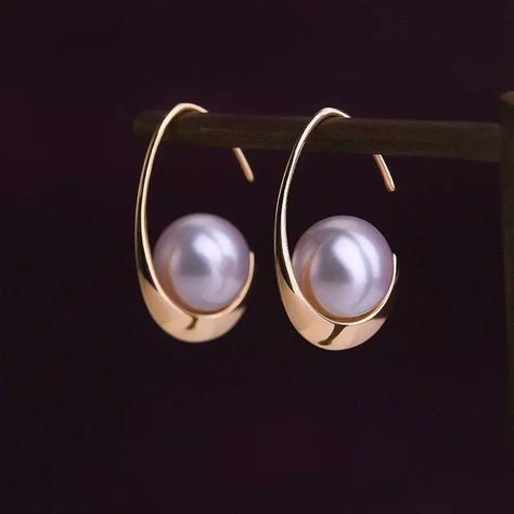 3A+ Japan Akoya Pearl 18K Solid Yellow Gold Akoya Pearl Earrings, Seawater Pearl | eBay Akoya Pearl Earrings, Pearls Jewelry, Pearl Earring, Akoya Pearls, Natural Pearl, The Pearl, Natural Pearls, Solid Yellow, Pearl Jewelry