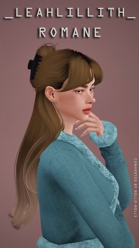 LeahLillith Romane Hairstyle 4t3: polycount: 30k... : hey you Sims 3 Sims Download, Sims 4 Game Packs, Sims 3 Generations, Sims 3 Cc Clothes, Sims 3 Cc, Sims 3 Cc Finds, Sims 3 Mods, Sims 4 Game, Cc Finds