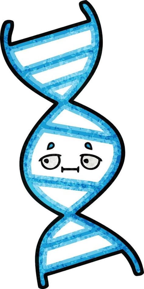 retro grunge texture cartoon DNA strand Dna Cartoon, Dna Strand, Grunge Textures, Vector Free, Clip Art, Texture, Quick Saves