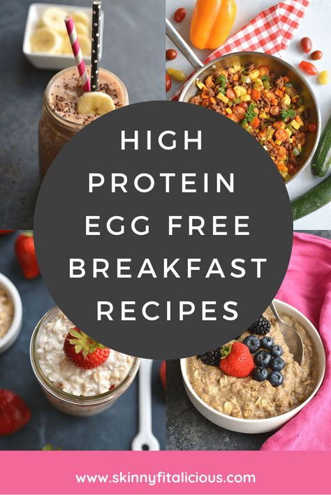 Protein Breakfast No Eggs, High Protein Breakfast No Eggs, Breakfast No Eggs, High Protein Low Carb Breakfast, Healthy Protein Breakfast, Eggless Breakfast, Healthy High Protein Breakfast, Egg Free Breakfast, High Protein Breakfast Recipes