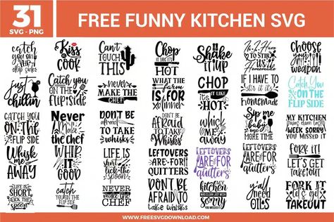 Funny Kitchen Free SVG Files | Free SVG Download Kitchen Towel Sayings Svg Free, Kitchen Towel Sayings, Towel Sayings, Kitchen Svg, Kitchen Quotes, Funny Kitchen, Free Svg Files, Kitchen Humor, Free Svg Cut Files