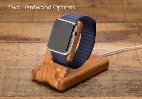 Pad&Quill Luxury Pocket Apple Watch Charging Station Charging Station Ideas, Apple Watch Holder, Unique Leather Bag, Apple Gadgets, Diy Apple, Apple Watch Charging Stand, Apple Watch Stand, Slim Watches, Apple Watch Charger