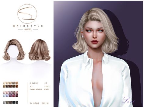 Ts4 Cc Short Hair Alpha, Sims 4 Cc Alpha Hair Short, Sims 4 S Club Hair, Sims 4 Female Short Hair Cc, Sims 4 Blonde Hair, Sims 4 Blonde Hair Cc, Sims 4 Hair Alpha, Fancy Short Hair, The Sims 4 Pack