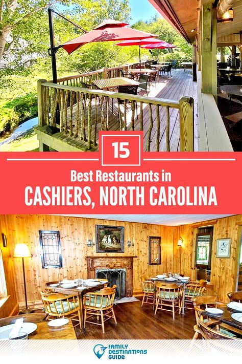 Want to see the best restaurants in Cashiers, NC? We’re FamilyDestinationsGuide, and we’re here to help: From incredible brunch spots and amazing places to eat dinner, to local foodie spots and hidden gems, discover the BEST Cashiers restaurants - so you get memories that last a lifetime! #cashiers #cashiersrestaurants #restaurantsincashiers #bestrestaurantsincashiers #placestoeatcashiers Nc Bbq, Cashiers North Carolina, Zen Place, Cashiers Nc, North Carolina Vacations, Highlands Nc, North Carolina Travel, Dinner Restaurants, Bbq Restaurant