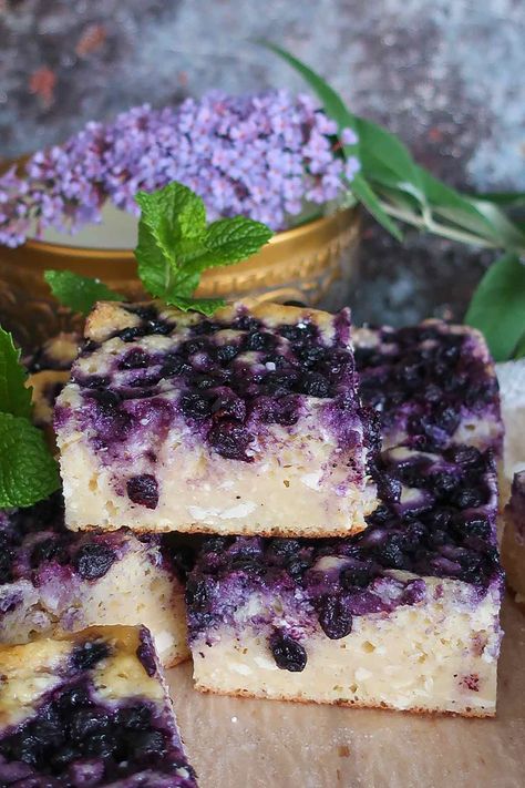 Gluten-Free Russian Cottage Cheese Cake With Blueberries (Tvorozhnik) - Only Gluten Free Recipes Gluten Free Russian Recipes, Cottage Cheese Cake Gluten Free, Russian Cottage, Europe Recipes, Cottage Cheese Cake, Dry Cottage Cheese, Cake With Blueberries, Farmer’s Cheese, Russian Desserts