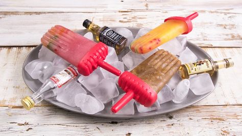 Go Oozey Boozey with these 3 cocktail gummy popsicles! Boozy Gummies, Liquid Desserts, Jack And Coke, Ice Lollies, Cranberry Vodka, Popsicle Molds, Ice Lolly, Vodka Drinks, Jello Shots