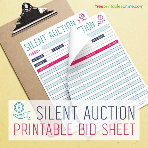 Silent Auction Bidding Sheet Silent Auction Check Out, Silent Auction Donation Request Letter, Silent Auction Bid Sheets Printable Free, Silent Auction Bid Forms, Silent Auction Display, Silent Auction Bidding Sheets, Donation Thank You Letter, Silent Auction Donations, Silent Auction Bid Sheets