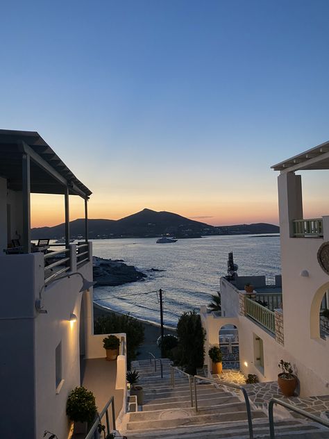 Naussa sunset🌅 Fighter Quotes, Paros Island, Summer 2025, Euro Summer, Paros, Travel Around The World, Summer Aesthetic, Travel Around, Perfect Summer