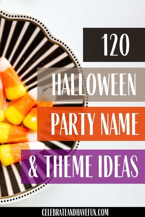 Are you looking for the perfect name for your next Halloween celebration? Or are you trying to come up with a theme for your annual Halloween party? Well, you’ve come to the right place! Fun Halloween Party Food Names, Halloween Themed Food Names, Halloween Food Names Ideas, Halloween Names For Food, Halloween Party Names Clever, Halloween Food Names, Halloween Party Names, Kindergarten Halloween Party, Fun Halloween Party Food