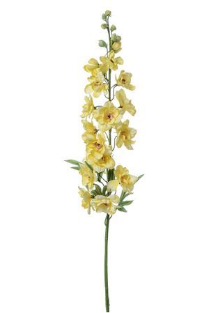 3FT SILK DELPHINIUM SPRAY YELLOW Delphinium, Spray, Silk, Yellow, Plants