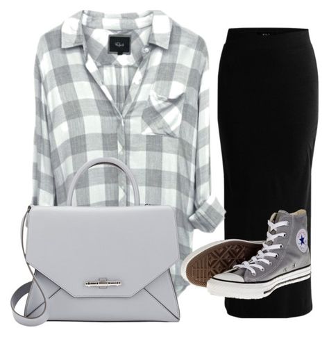 "grey days" by perfectpineapples ❤ liked on Polyvore featuring VILA, Converse and Givenchy Long White Top, Long White Shirt, Checkered Blouse, Plaid Crop Top, Plaid Shirts, Grey Flannel, Rayon Shirt, Grey Blouse, Gray Shirt