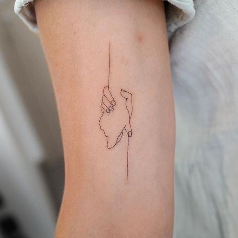 Grandma Related Tattoos, Keep Reaching Out Your Hand Tattoo, Grandma Inspired Tattoos, Tattoo Of Hands Reaching, Bookish Best Friend Tattoos, Helping Hands Tattoo, Holding On Tattoo, Tattoo Two Hands, Growth Tattoo Ideas For Women