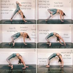 2,800 Likes, 63 Comments - ↠chelsea seaman↞ (@chelseasyoga) on Instagram: “How I learned to....Flip my Dog into Wheel Pose • *Move to left side of your mat so that when you…” Wild Thing Yoga, Step Exercises, Step Challenge, Ashtanga Vinyasa Yoga, Wheel Pose, Yoga Wheel, Yoga Tutorial, Sup Yoga, Yoga Posen