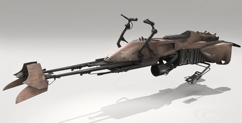 74-Z speeder bike | Wookieepedia | FANDOM powered by Wikia Star Wars Speeder, Hover Bike, Speeder Bike, Star Wars Spaceships, Nosara, Flying Vehicles, Star Wars Models, Imperial Army, Star Wars Vehicles