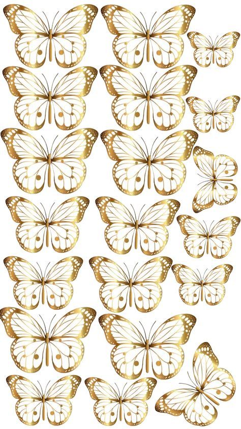 Topper Kupu Kupu, Butterfly Printable Template Prints, Butterfly Printable Template, Butterfly Cupcake Toppers, Butterfly Cute, Photo Cake Topper, Butterfly Cake Topper, Birthday Cake Topper Printable, Butterfly Template