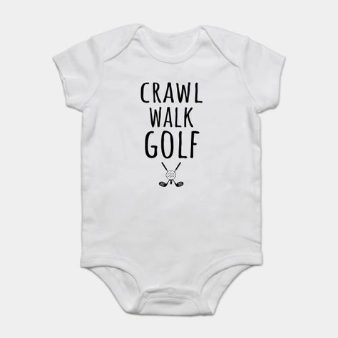 Golf Onesie, Golf Funny, Golf Gift, Golf Gifts, Funny Baby, Funny Babies, Onesies, Baby Onesies, Walking