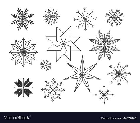 Scandinavian Snowflake, Christmas Stars, Nordic Christmas, Hand Drawn Illustration, Drawn Illustration, Christmas Star, Scandinavian Christmas, Christmas Svg, Free Svg