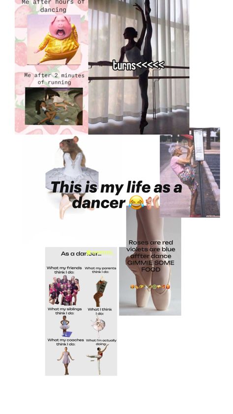 Dancer problems Throwing It Back Videos, Ballet Funny, Dancer Problems, Dance Things, Channel Ideas, Ballet Dance Videos, Dance Stuff, Ballet Core, Dance Humor