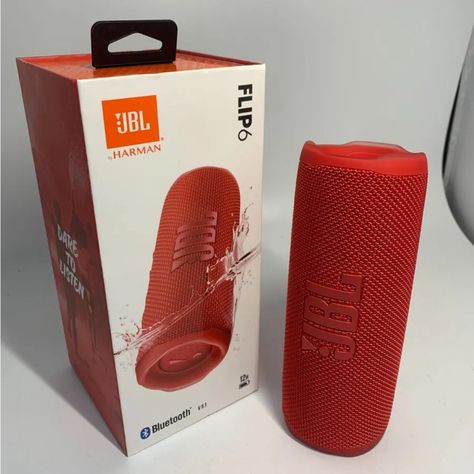 Brand New Jbl Flip 6, Still In Box. Message Me What Color You Want When Purchasing Or It Will Be Random. Jbl Flip 6, Black Speaker, Jbl Charge, Google Voice, Portable Speakers, Black Headphones, How To Become Rich, Bluetooth Speakers Portable, Portable Speaker