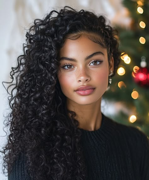 Bold New Year's Eve Braids for Defined Curly Hair Defined Curly Hair, Sleek Braid, Long Curly Haircuts, Braided Crown, Comb Over Haircut, Curly Hair Braids, Big Curls, Detangler Spray, Artist Quotes