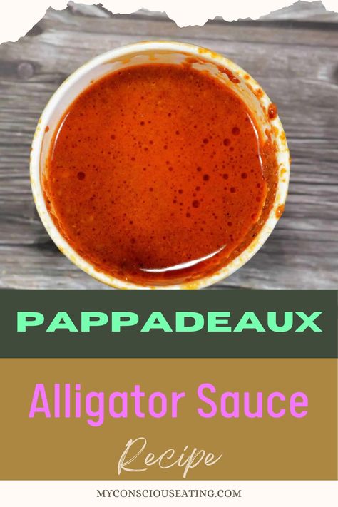 Alligator sauce in a small bowl Alligator Dipping Sauce, Swamp Sauce Recipe, Swamp Sauce, Alligator Recipes, Fried Alligator Recipe, Pappadeaux Recipe, Alligator Meat, Red Snapper Recipes, Garlic Roasted Potatoes