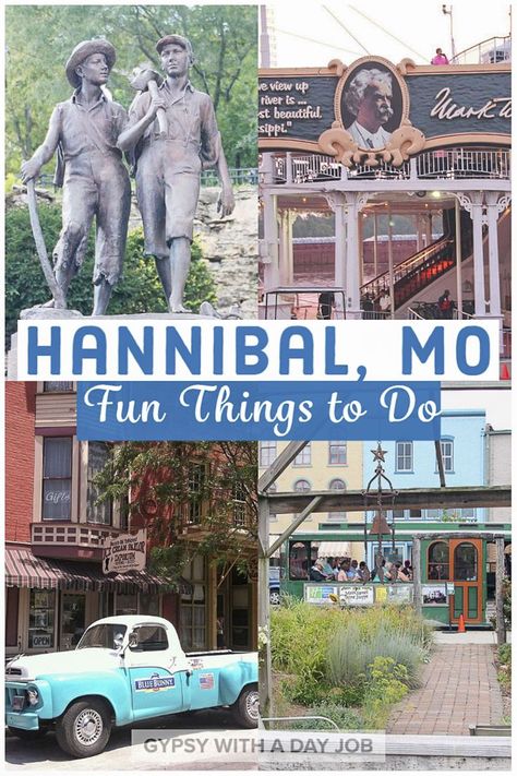 Hannibal Missouri, Branson Vacation, Missouri Travel, West Coast Travel, Hannibal Mo, Itinerary Planner, Great River, Us Road Trip, Vacation Usa