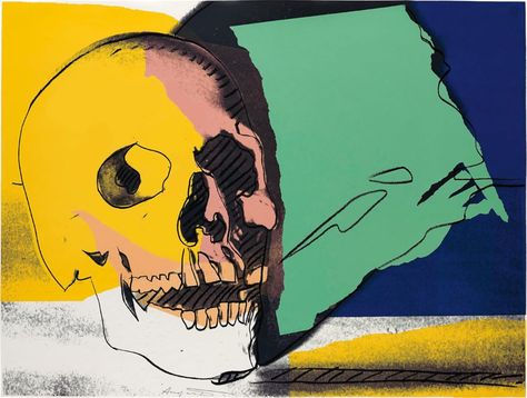 Andy Warhol | Skull 158 | 1976 | Hamilton-Selway Andy Warhol Artwork, James Rosenquist, Andy Warhol Museum, Andy Warhol Pop Art, Andy Warhol Art, Warhol Art, Claes Oldenburg, The Velvet Underground, Carnegie Museum Of Art