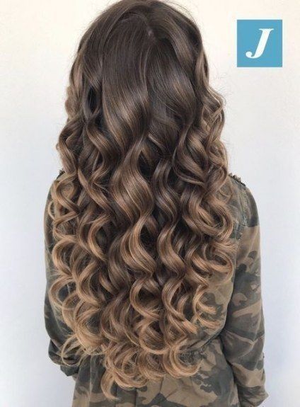 Hair Styles For Prom Medium Length Curls, Hairstyles Curled, Curls For Long Hair, Pinterest Hair, Permed Hairstyles, Long Wavy Hair, Long Curly Hair, Long Curly, Curled Hairstyles