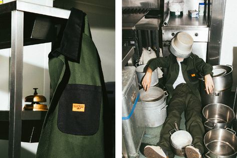 Service Works Re-imagines the Chef Pant for SS20 Cook Outfit, Prep Meals, Chef Pants, Concept Development, Brand Shoot, The Chef, Chef, Lookbook, London