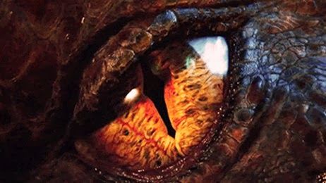 Hobbit Dragon, Smaug Dragon, The Desolation Of Smaug, Dragon Eyes, Game Of Thrones Dragons, Big Dragon, Yellow Dragon, Creepy Monster, Desolation Of Smaug